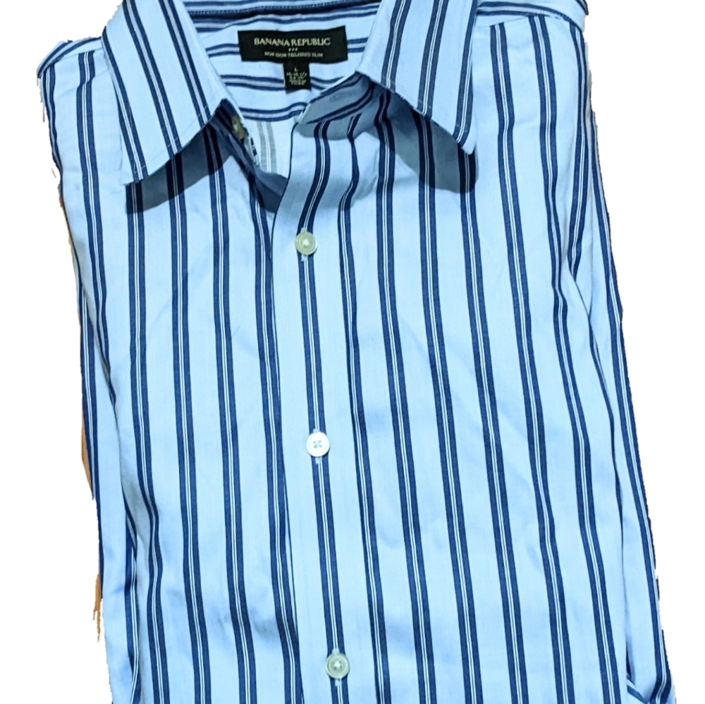 Banana Republic shirt, tailored fit, men's large